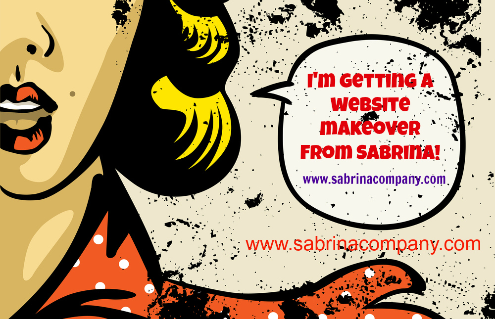website makeover at Sabrina&Company